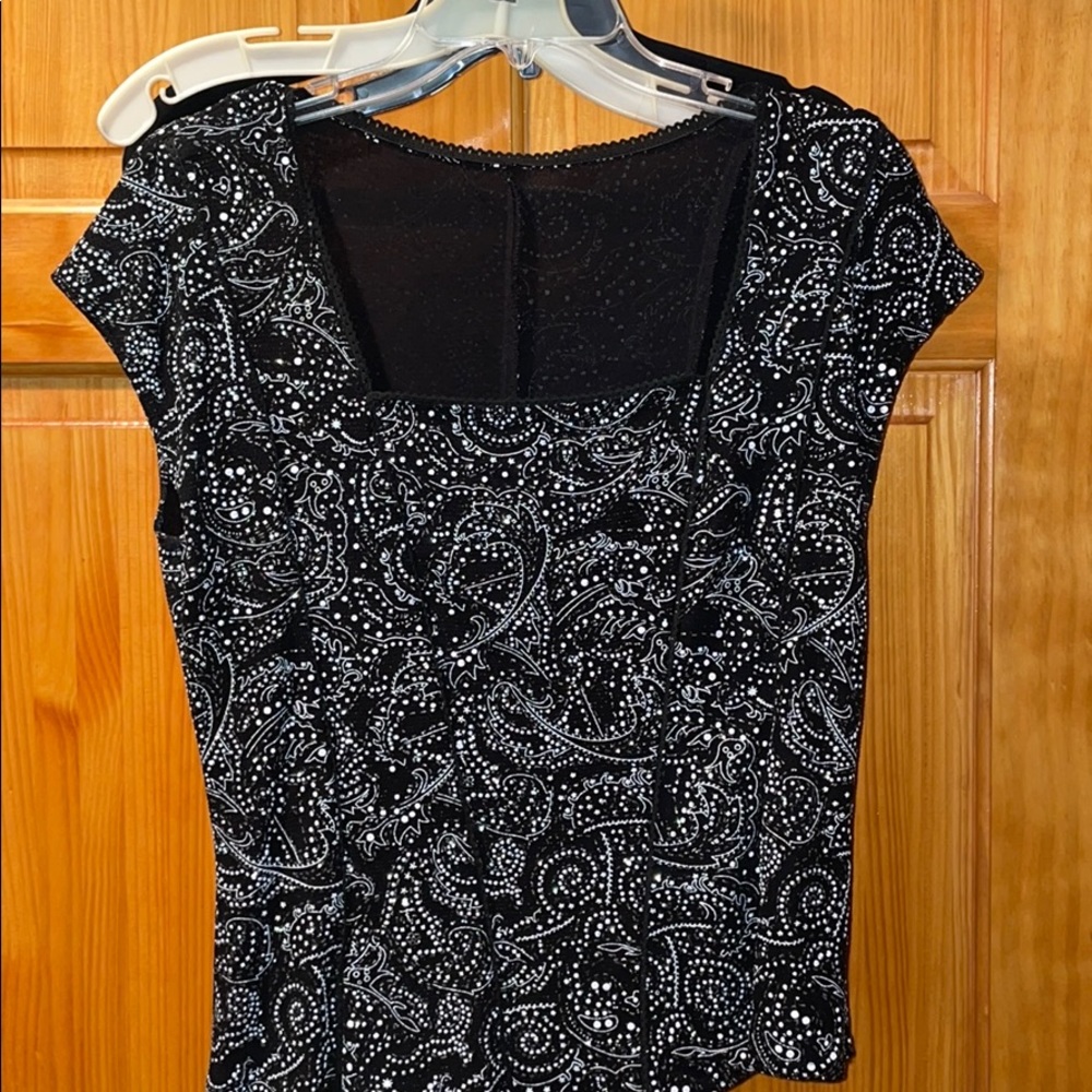 Black Sparkle Top